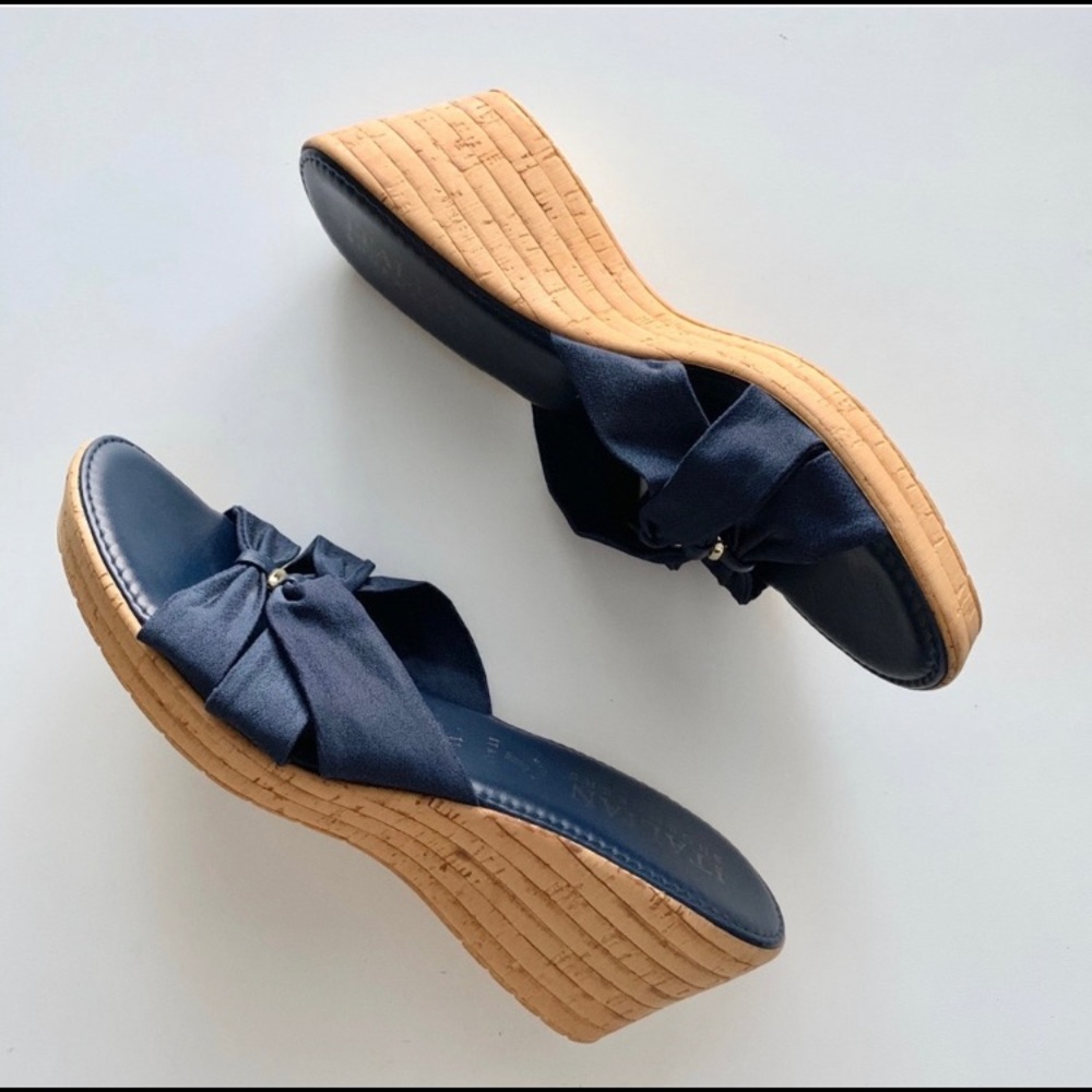 ITALIAN SHOEMAKERS Whimsy wedge sandals 11